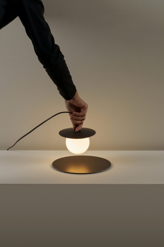 Symphony Tafellamp G9 in gestructureerd antraciet grijs. - Afbeelding 9