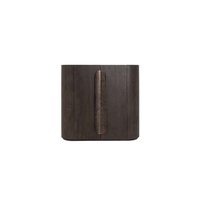 Allure Opbergkast donkerbruin 150 cm - Afbeelding 2