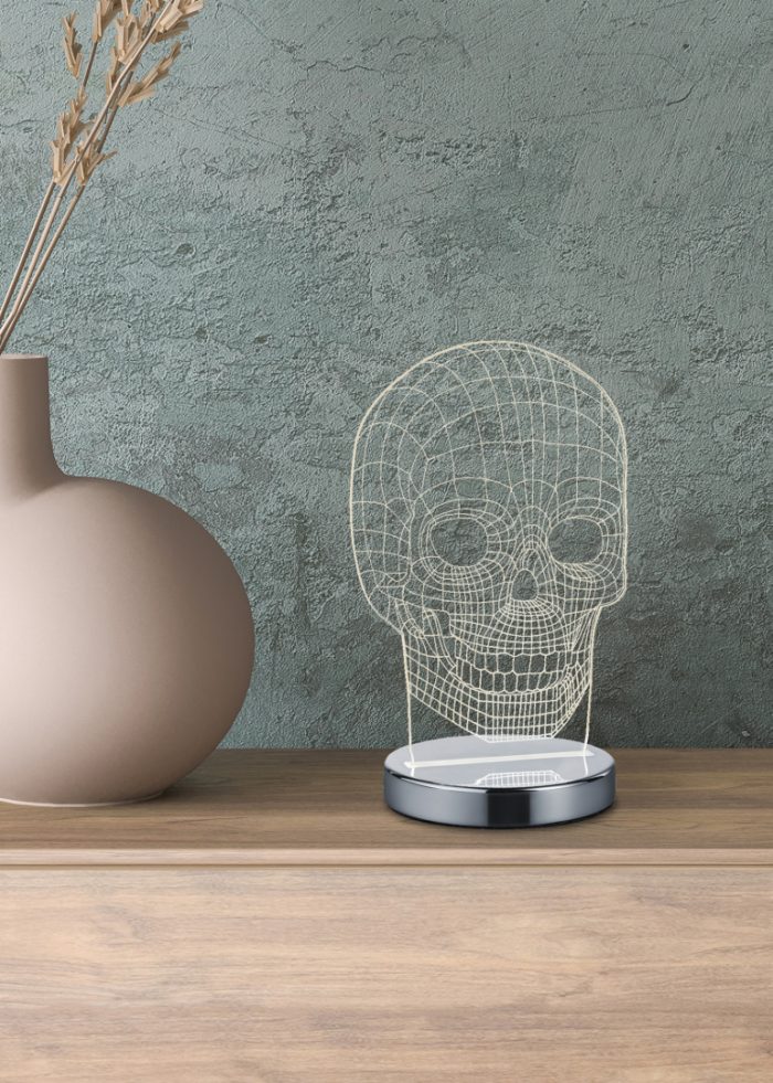 REALITY Tafellamp SKULL - Afbeelding 4