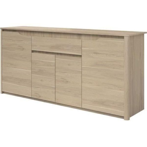 BETTY Modern low oak sideboard - L 185 cm