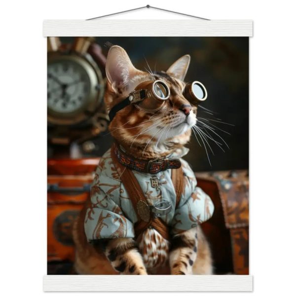 Schoolposter van een vrouwelijke Bengaalse kat