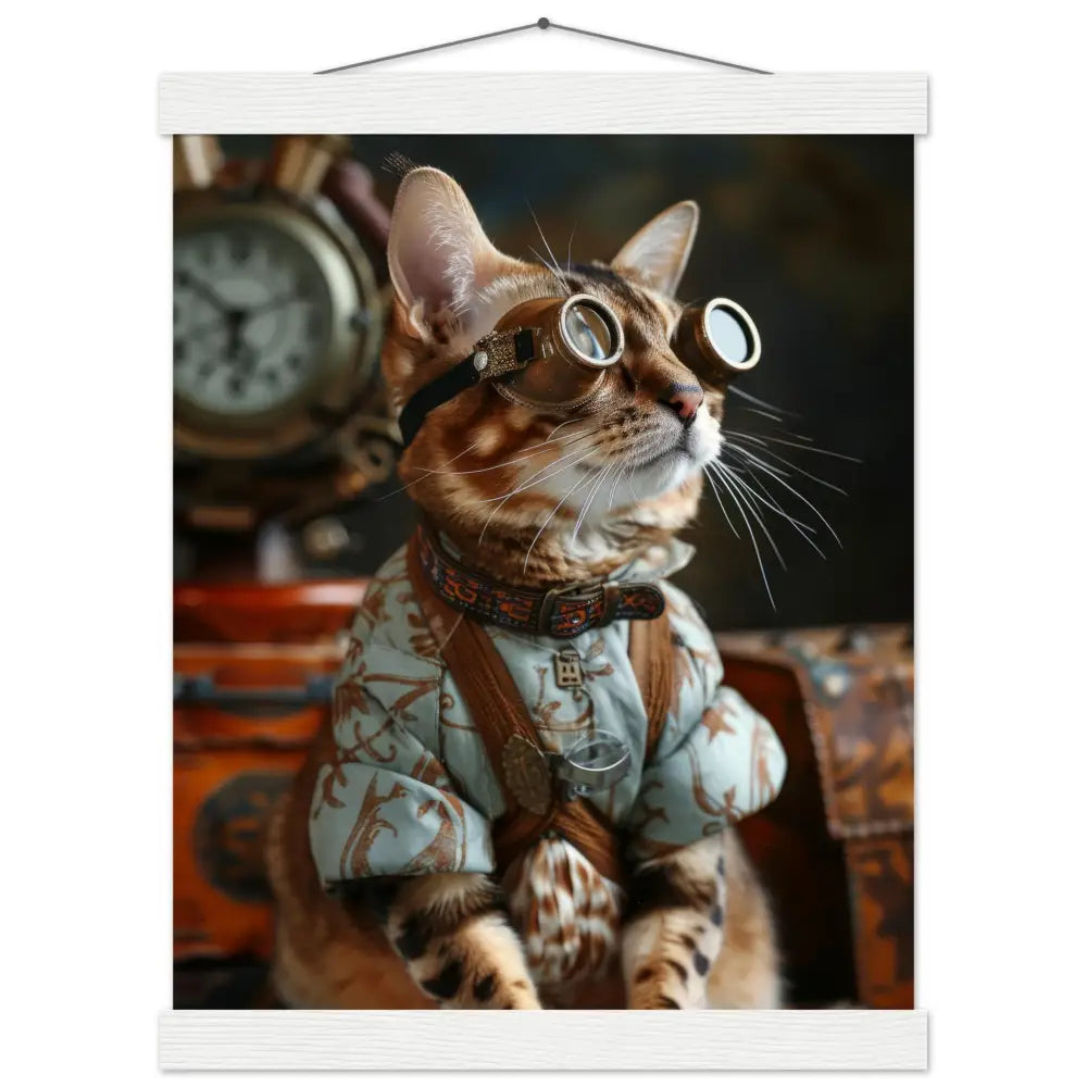 062afb3e-73bc-4d79-b7a1-51deae26d2cb-0.jpg Schoolposter van een vrouwelijke Bengaalse kat - Afbeelding 1