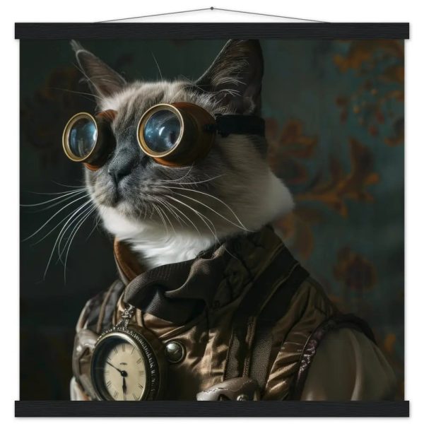 Schoolposter van een mannelijke Tonkinese kat