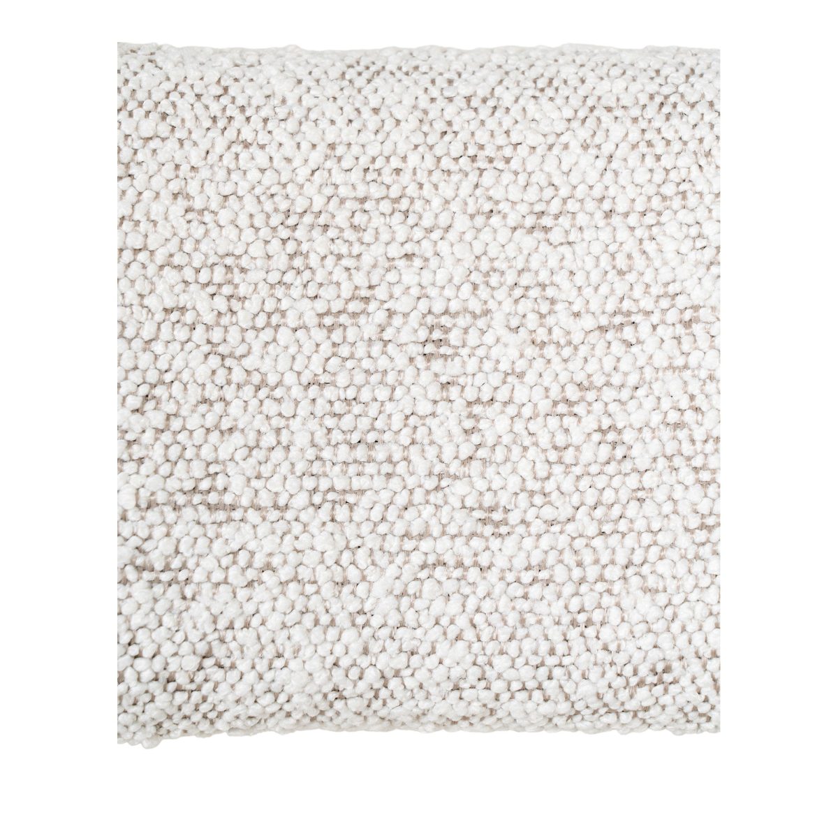 Badalona Counter Chair - Barkruk, wit bouclé met zwarte poten, HN1270 - Afbeelding 5