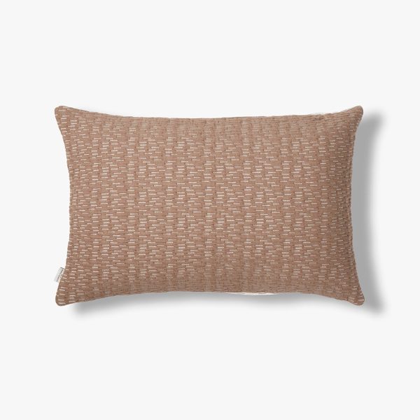 Gewatteerde jacquard sierkussenhoes Oliva 60x40 cm