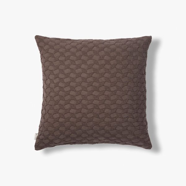 Biologisch katoenen jacquard sierkussenhoes Ella 50x50 cm