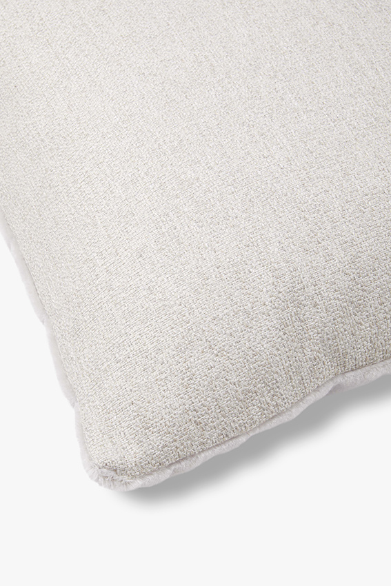 1052-3.jpg Mohair sierkussenhoes Amy lichtgrijs 50x50 cm - Afbeelding 4