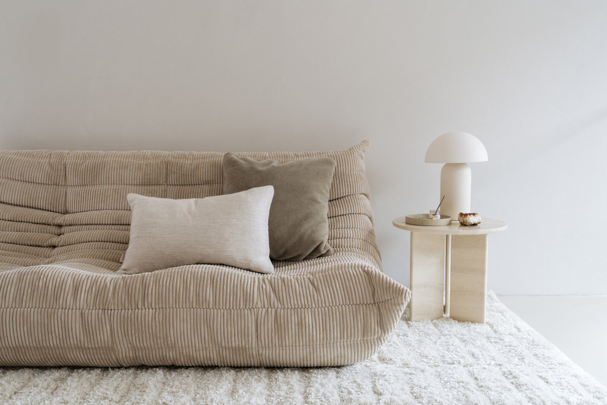 1053-5.jpg Mohair sierkussenhoes Amy grijs-groen 50x50 cm - Afbeelding 6