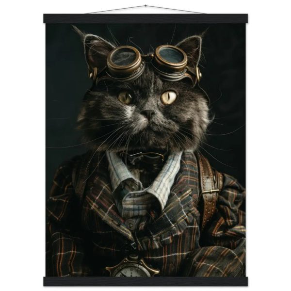 Schoolposter van een mannelijke Bramble kat