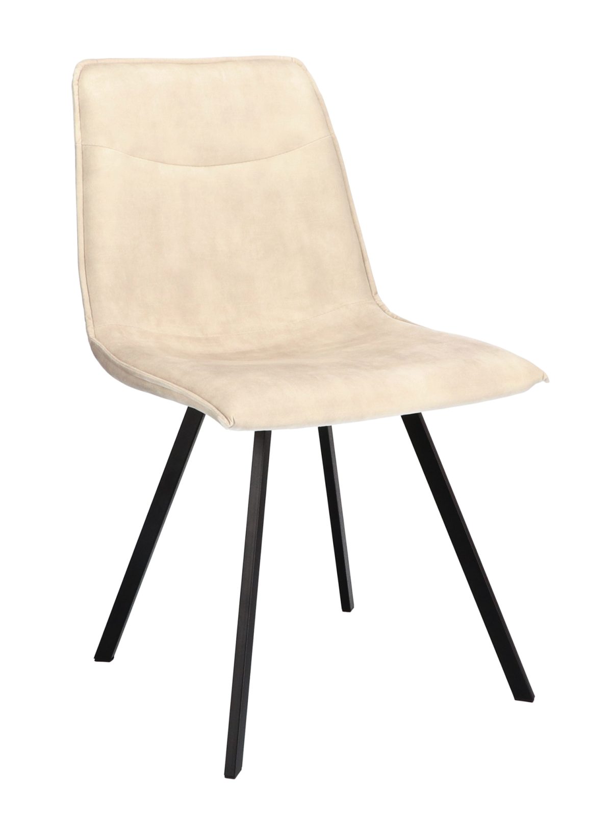 Stoel Noa Stof Adore Linen 110 Poot Black - Afbeelding 1