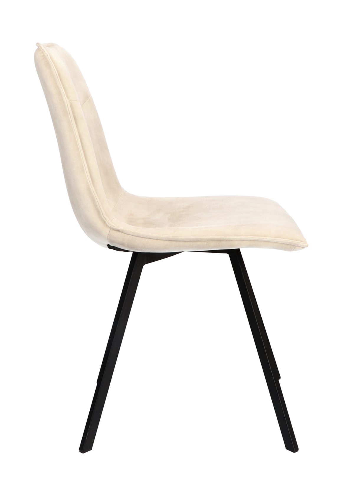 Stoel Noa Stof Adore Linen 110 Poot Black - Afbeelding 3