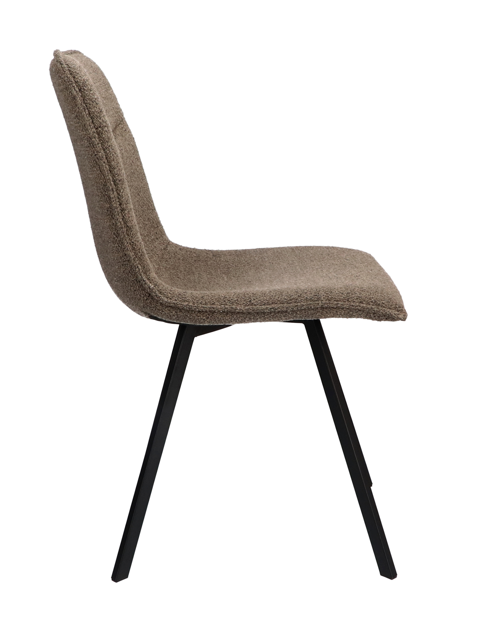 1348006-2.jpg Stoel Noa Stof Alpine Brown 15 Poot Black - Afbeelding 3