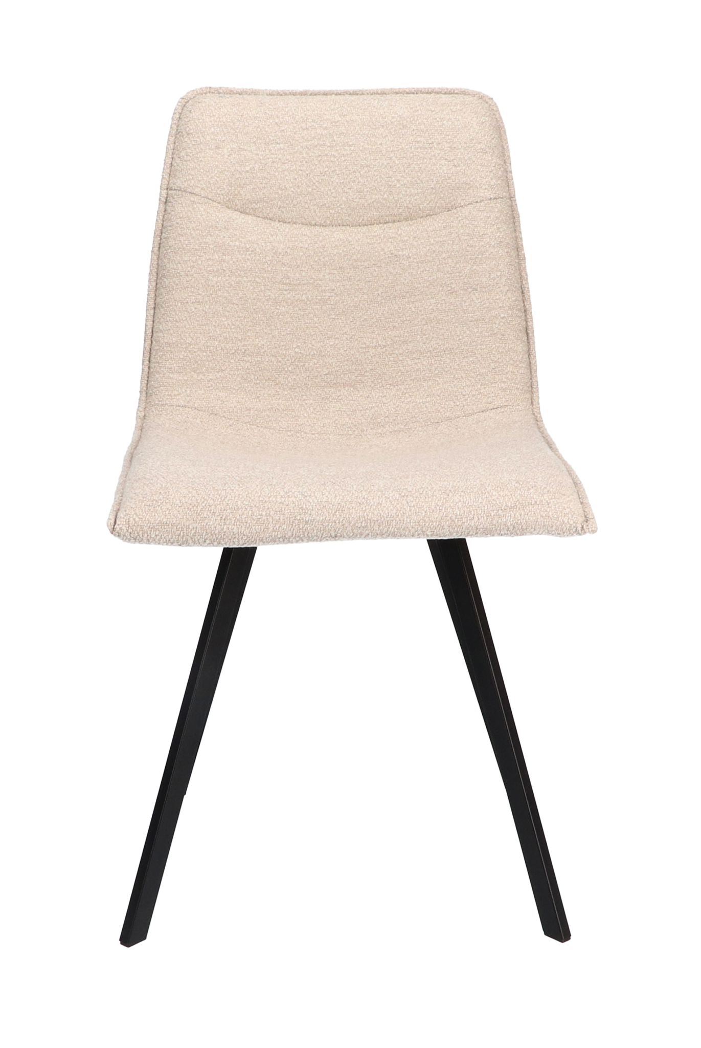1348007-1.jpg "Stoel Noa Stof Alpine Natural 01 Poot Zwart" - Afbeelding 2