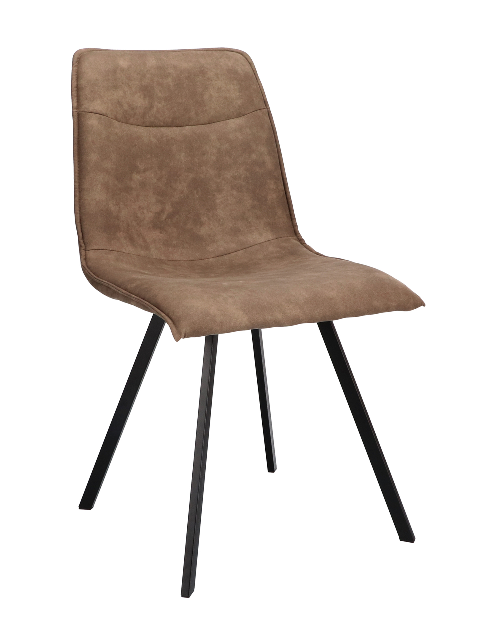 1348009-0.jpg Stoel Noa Stof Cowboy 809 Stone Poot Zwart - Afbeelding 1