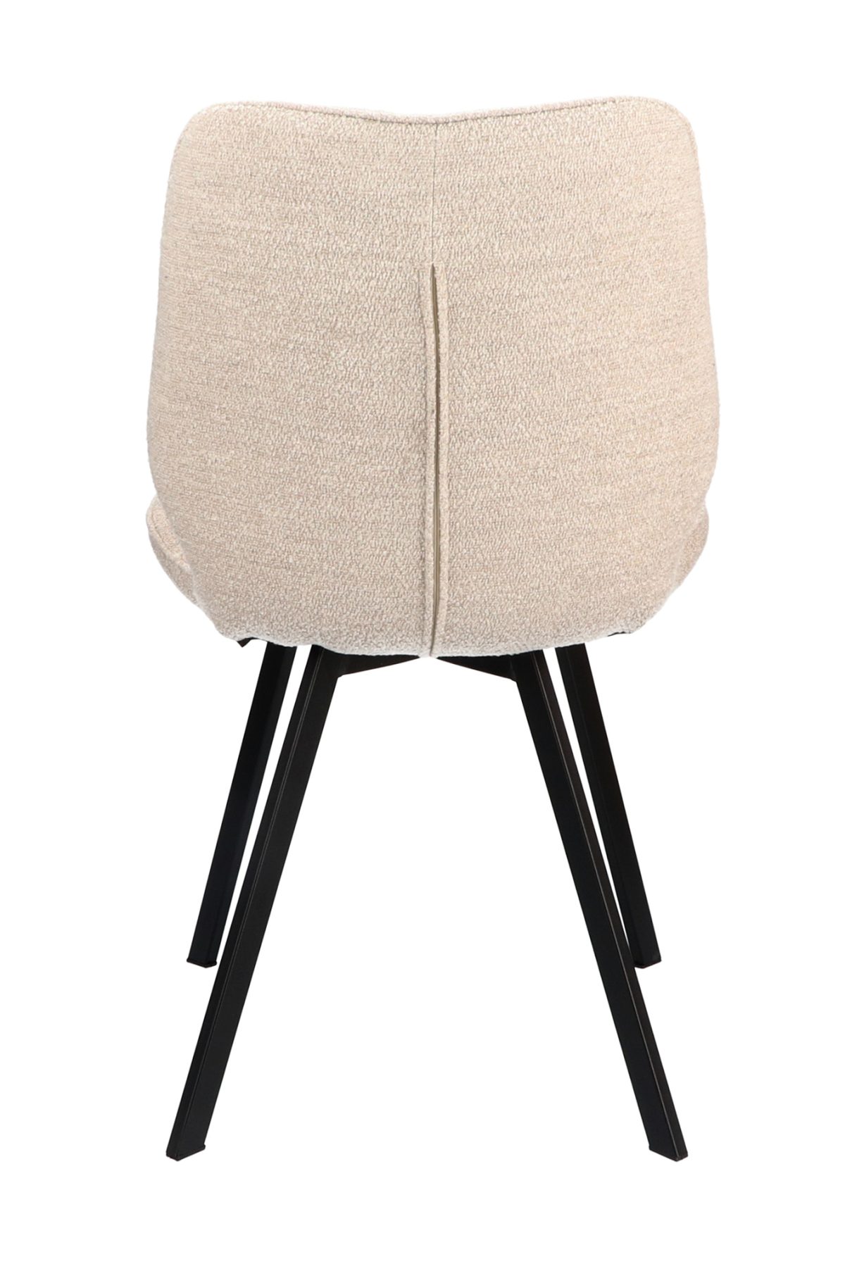 Stoel May Stof Alpine Natural 01 Poot Zwart - Afbeelding 4