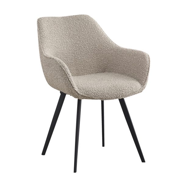 Luca Boucle Beige (set van 2)