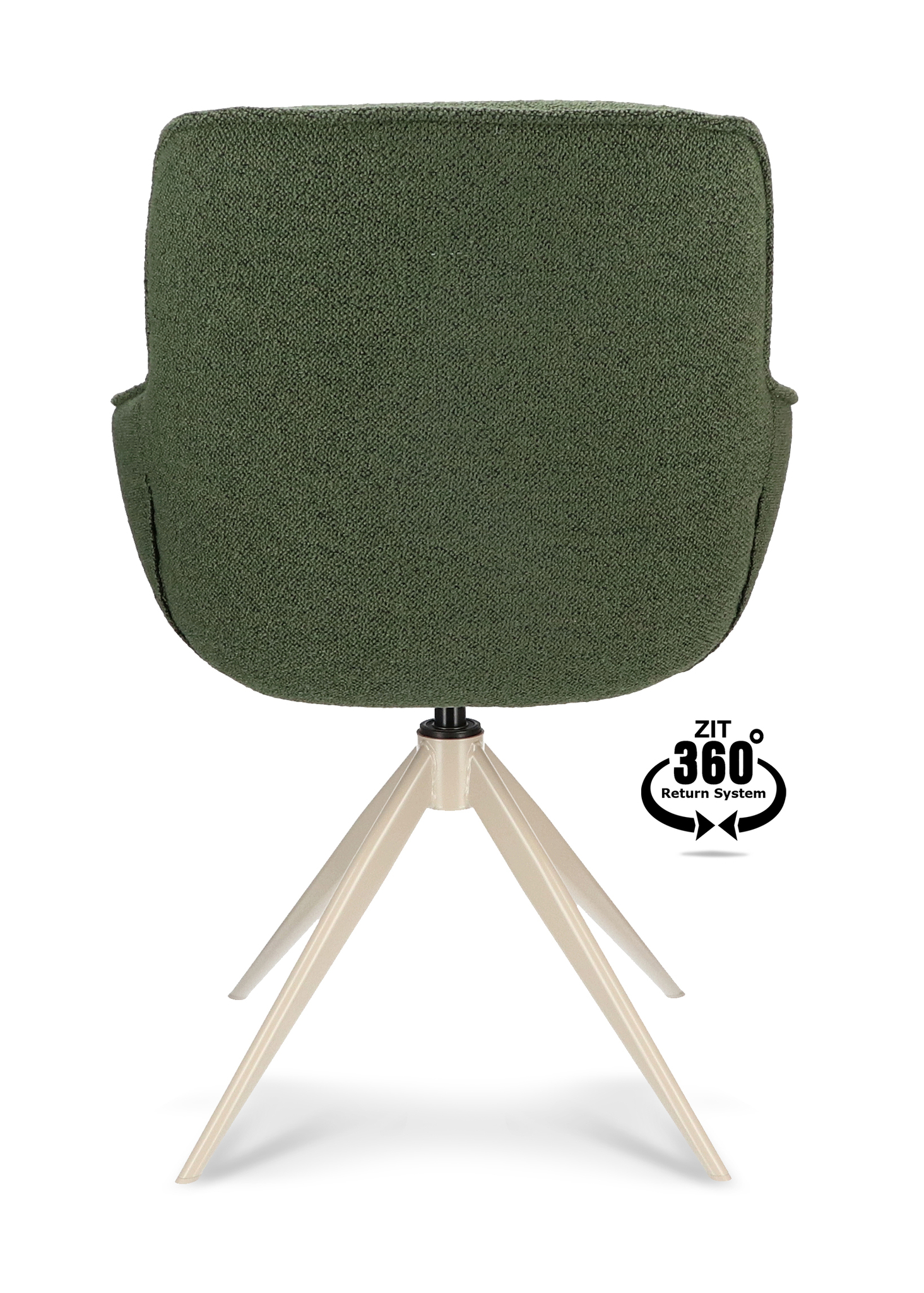 1400531-4.jpg Armstoel Lano Stof Mose Green 200 Leg Smoked Cream 360° Return-systeem - Afbeelding 5