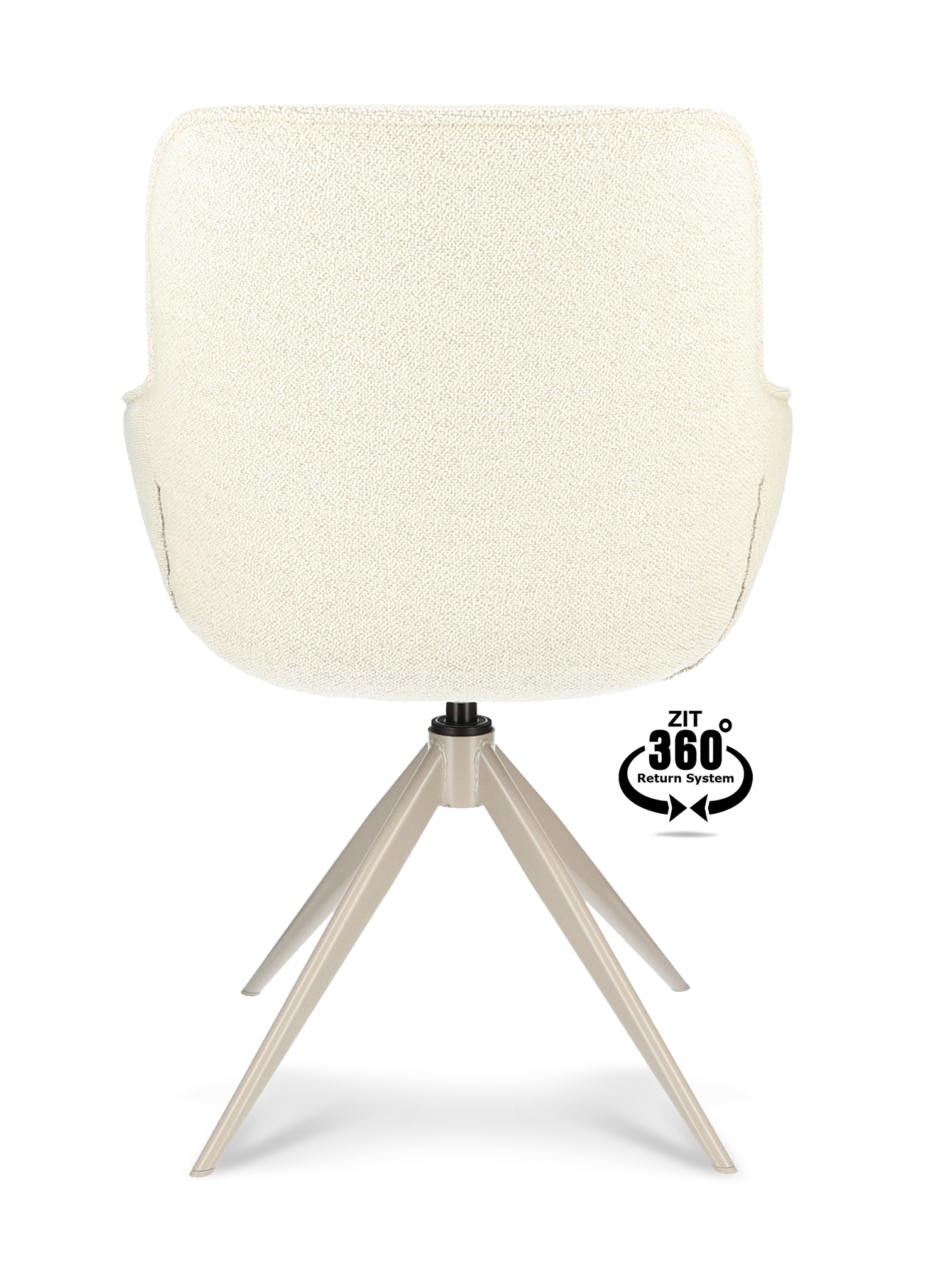 1400532-4.jpg Armstoel Lano Stof Mose Natural 90 Leg Smoked Cream 360° Return-systeem - Afbeelding 5