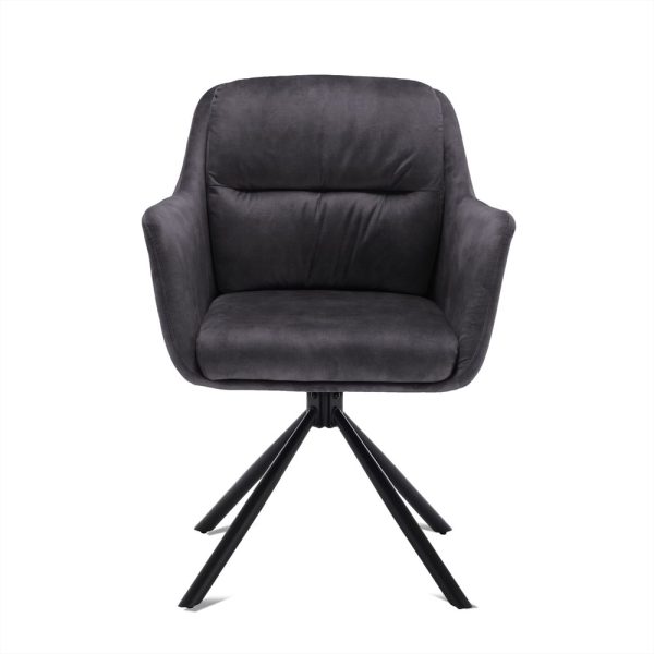 Eetkamerstoel Talas Antraciet (set van 2)