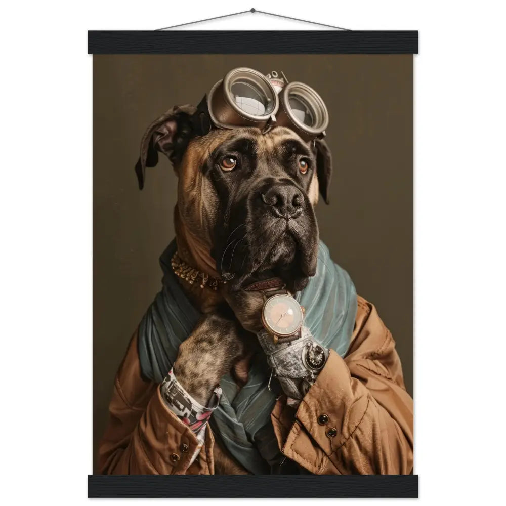 1a146863-4b2e-443e-a45d-6950ca690304-0.jpg Schoolposter van een Boerboel hond - Afbeelding 1