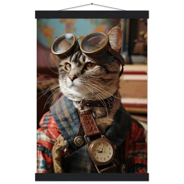 Schoolposter van een mannelijke Bombay kat