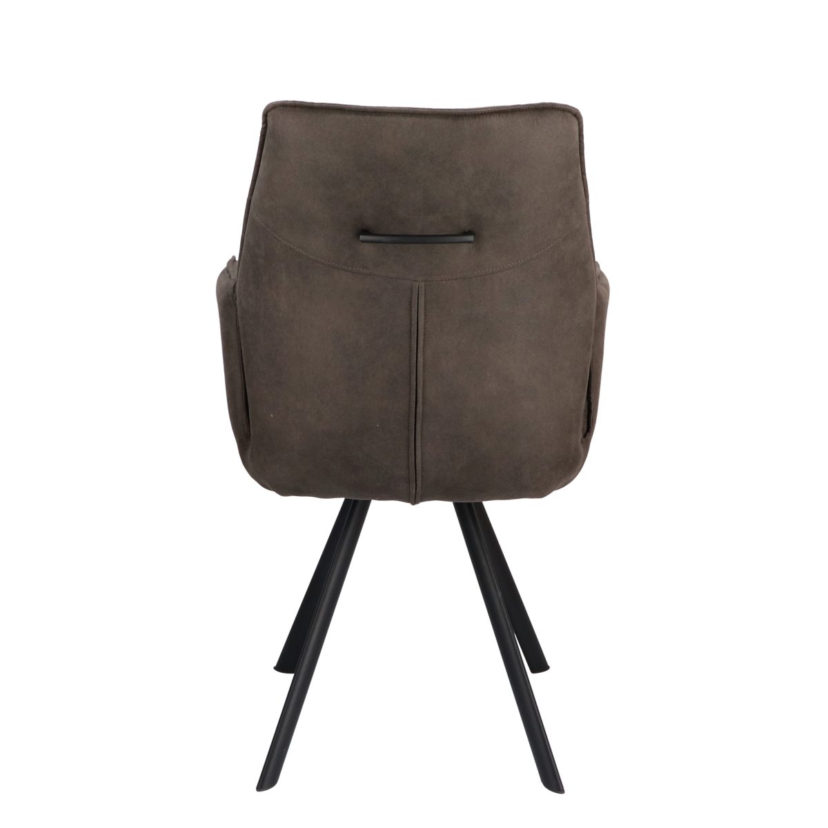 Armstoel Jade Stof Cowboy 104 Grijs Poot Zwart - Afbeelding 5