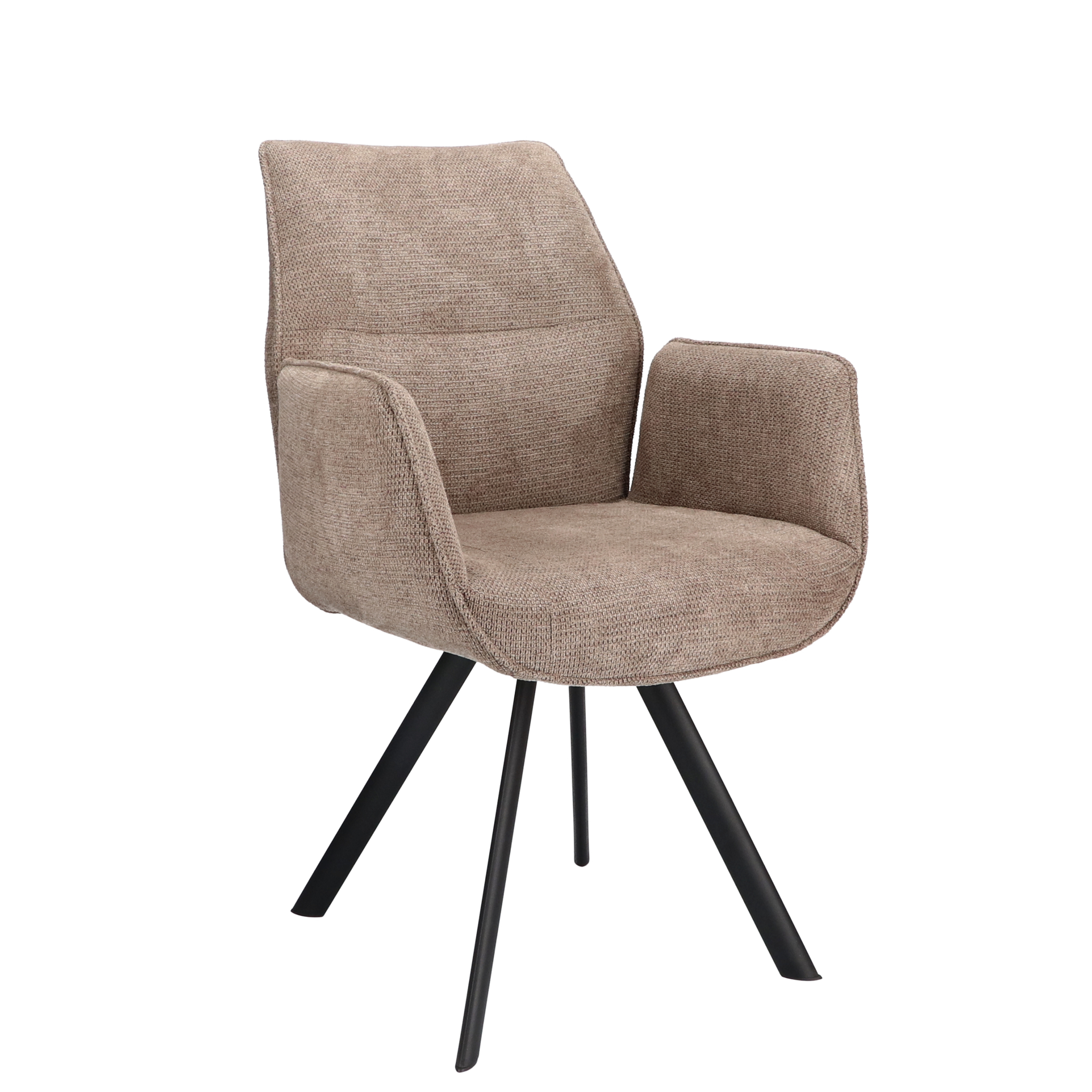 2048140-0.jpg Armstoel Jade Stof Mito Lever 10 Poot Zwart - Afbeelding 1