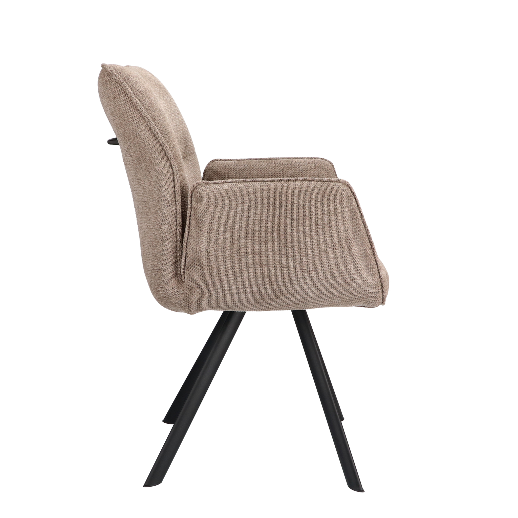 2048140-2.jpg Armstoel Jade Stof Mito Lever 10 Poot Zwart - Afbeelding 3