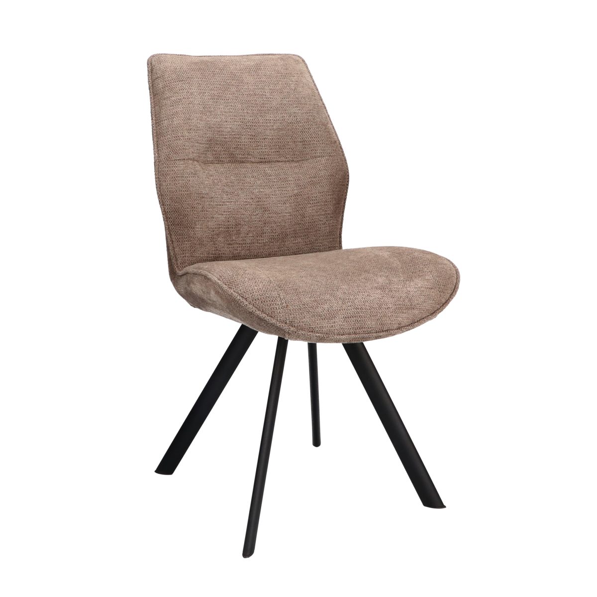 Stoel Jade Stof Mito Lever 10 Poot Zwart - Afbeelding 1