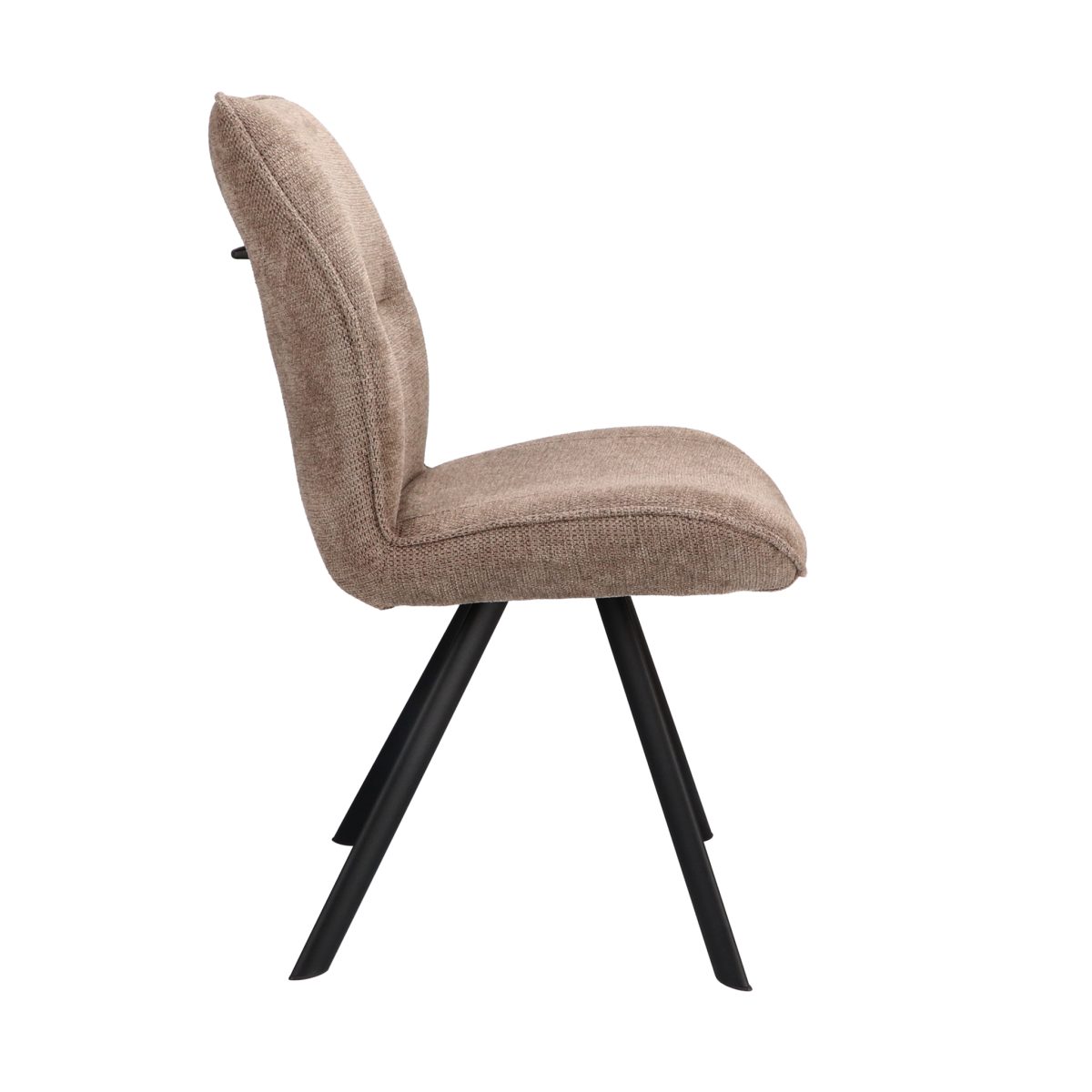 Stoel Jade Stof Mito Lever 10 Poot Zwart - Afbeelding 3