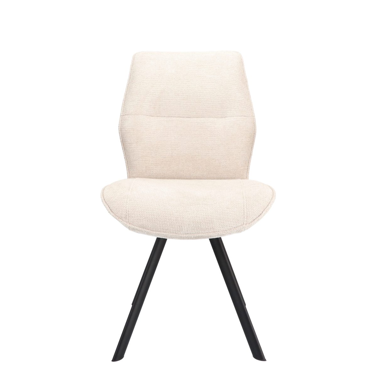 Stoel Jade Stof Mito Natural 01 Poot Zwart - Afbeelding 3