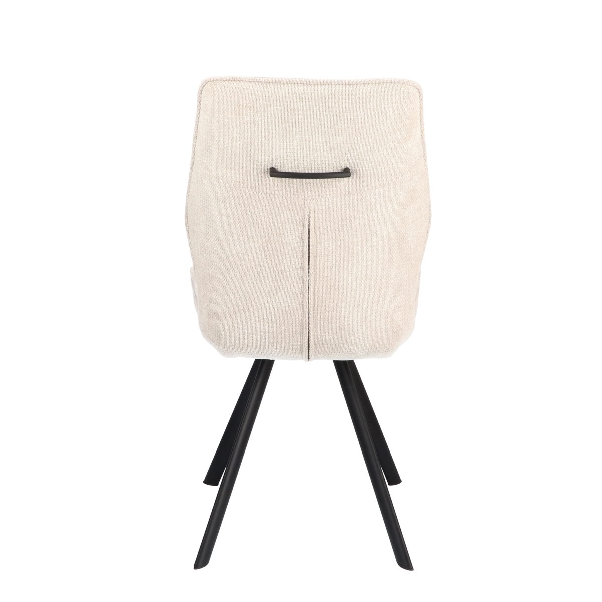Stoel Jade Stof Mito Natural 01 Poot Zwart - Afbeelding 5