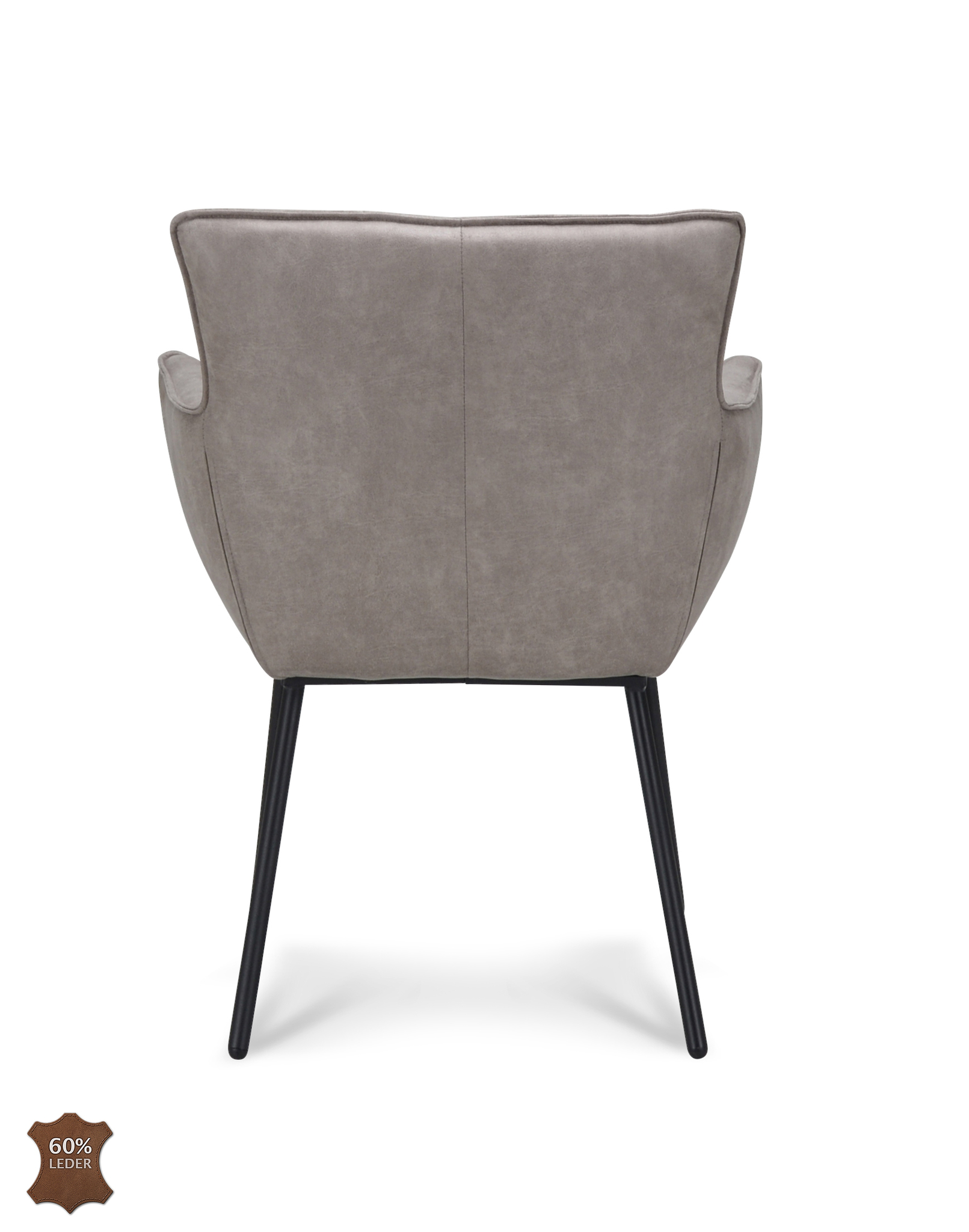 2048465-4.jpg Armstoel Nevada Microleder Bull Clay 84 Poot Zwart - Afbeelding 5