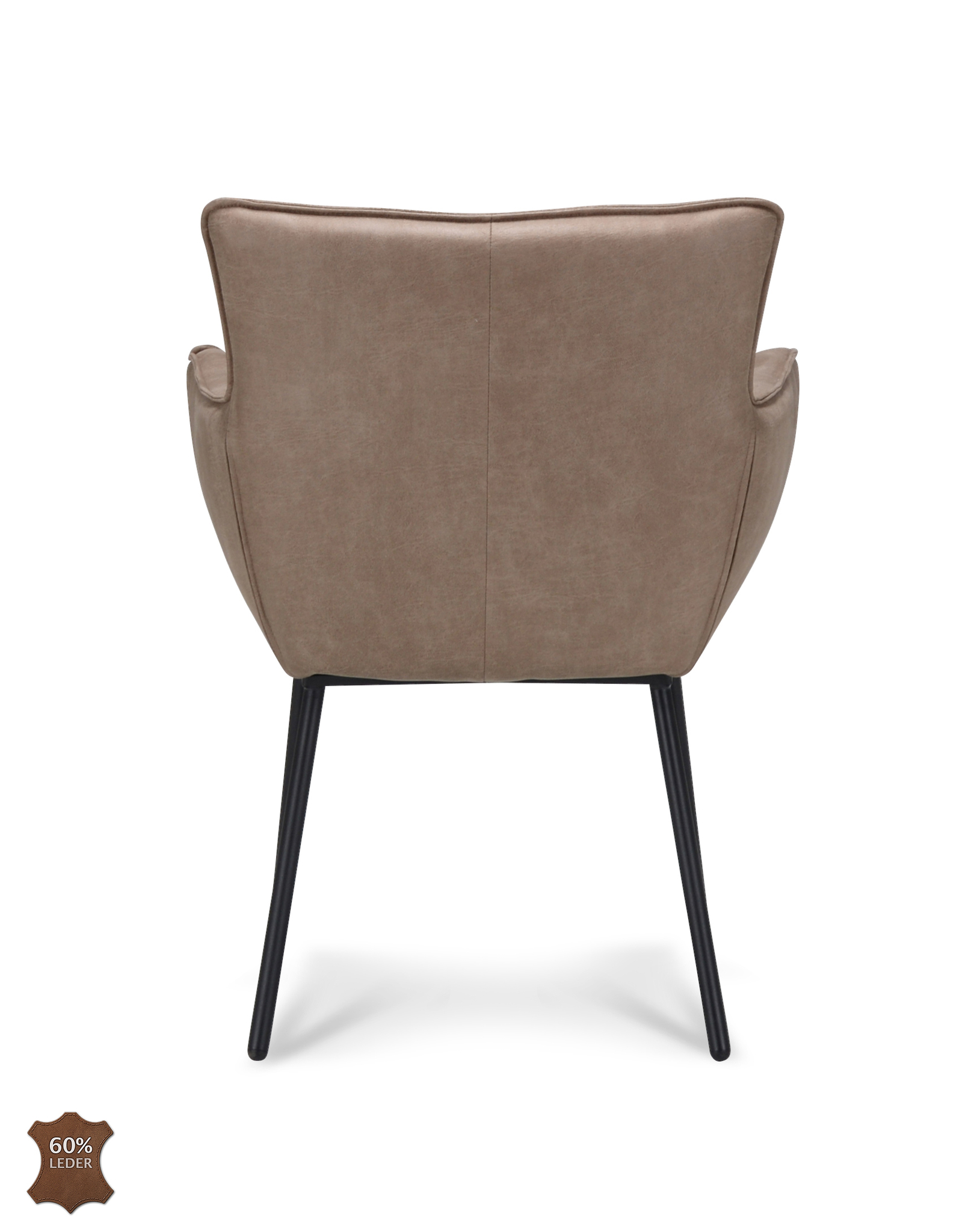 2048466-4.jpg Armstoel Nevada Microleder Bull Liver 10 Leg Black - Afbeelding 5