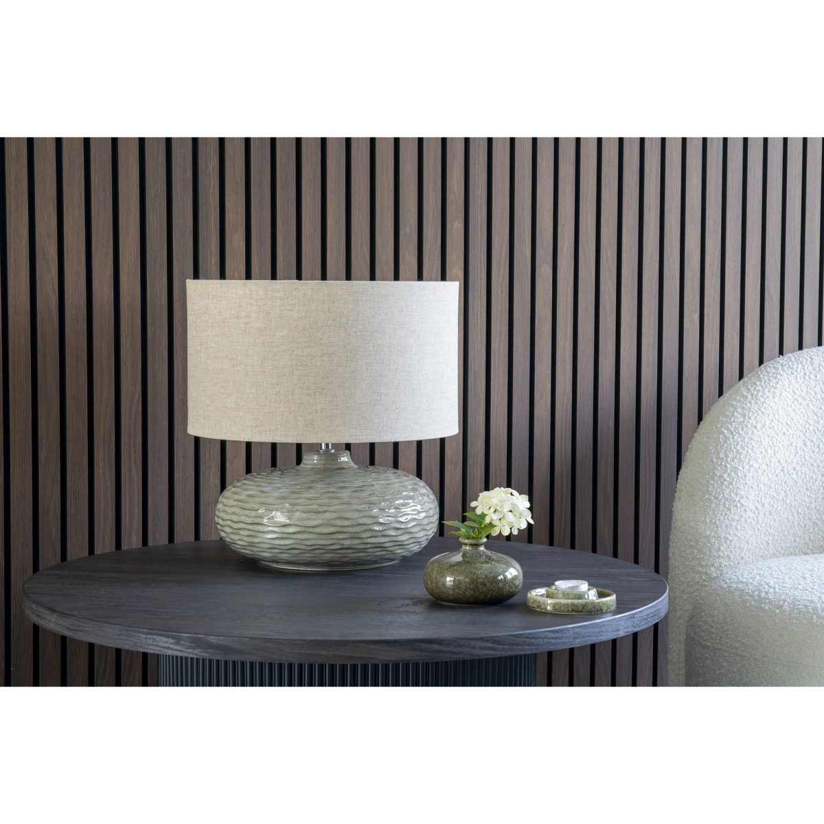 Boavista Salontafel - Salontafel, donkerbruin Ø80x45 cm - Afbeelding 3