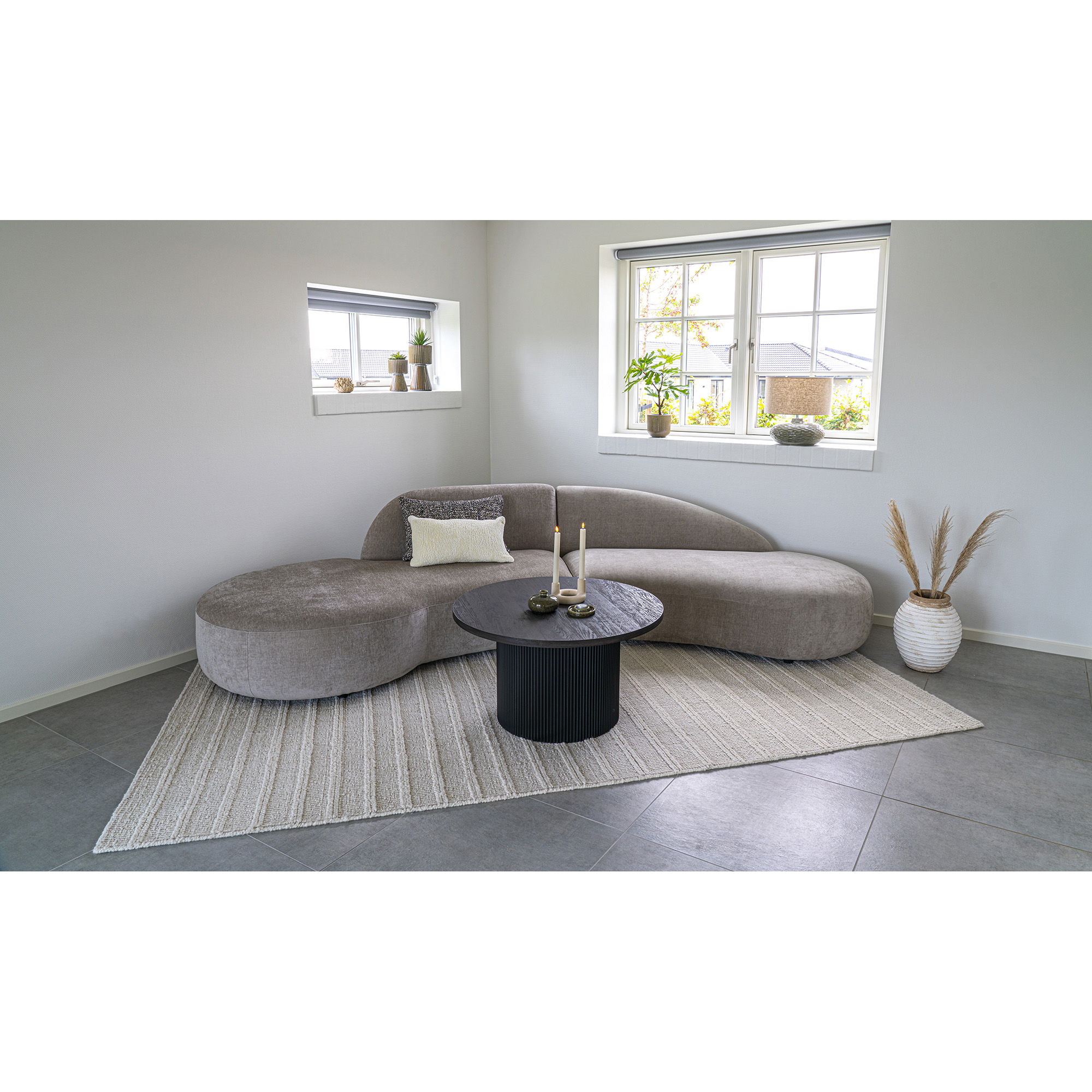 2601030-3.jpg Boavista Salontafel - Salontafel, donkerbruin Ø80x45 cm - Afbeelding 4