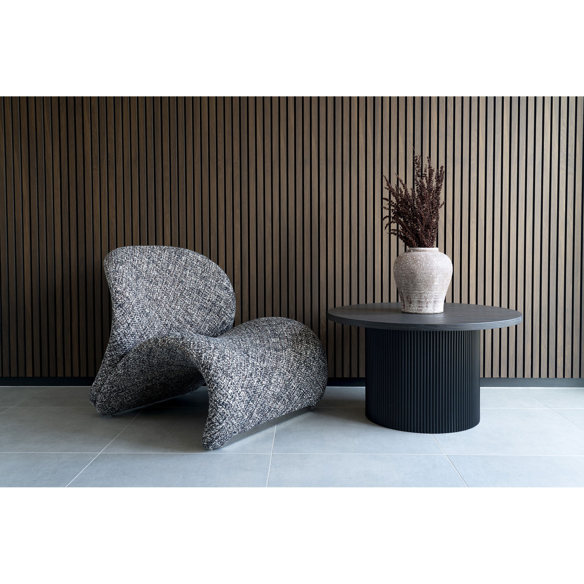 2601030-4.jpg Boavista Salontafel - Salontafel, donkerbruin Ø80x45 cm - Afbeelding 5