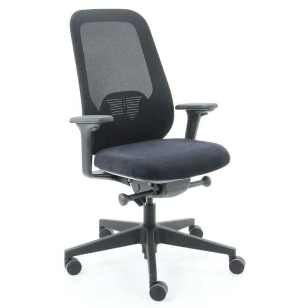 Werkstoel Nora Mesh Zwart Regain - Ergonomisch Design NEN1335