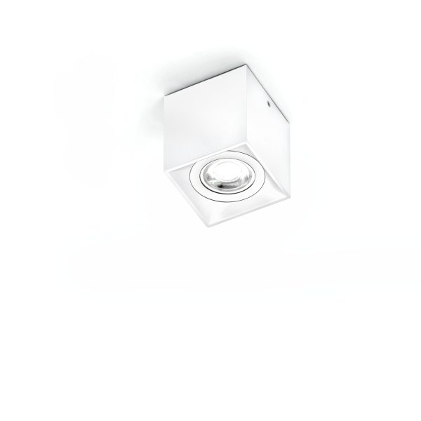Dau 80 plafondlamp GU10 gestructureerd wit