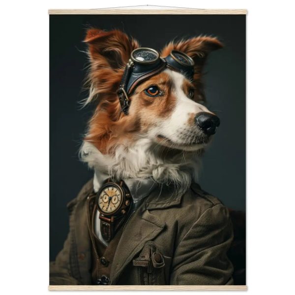 Schoolposter van een Amerikaanse Foxhound