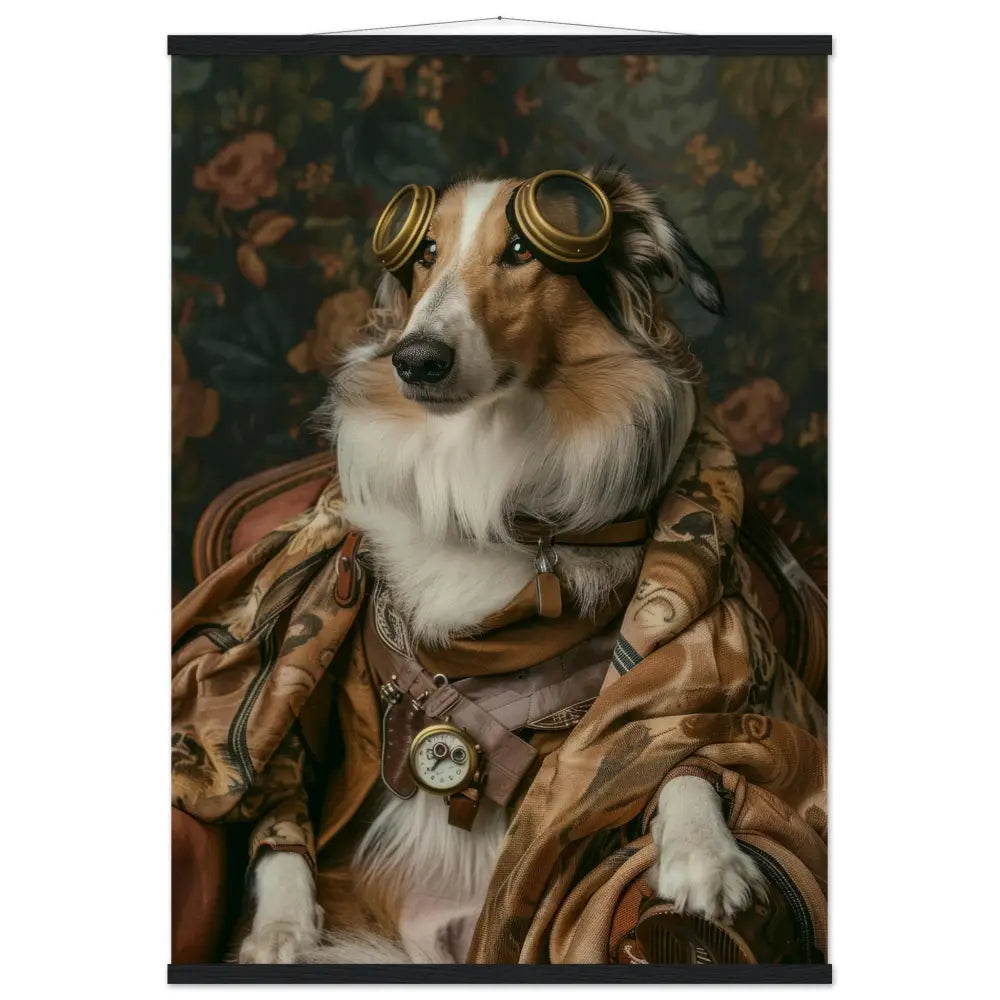 341ad5fb-b3f1-4237-a216-98d2c75e1b5d-0.jpg Schoolposter van een Collie - Afbeelding 1