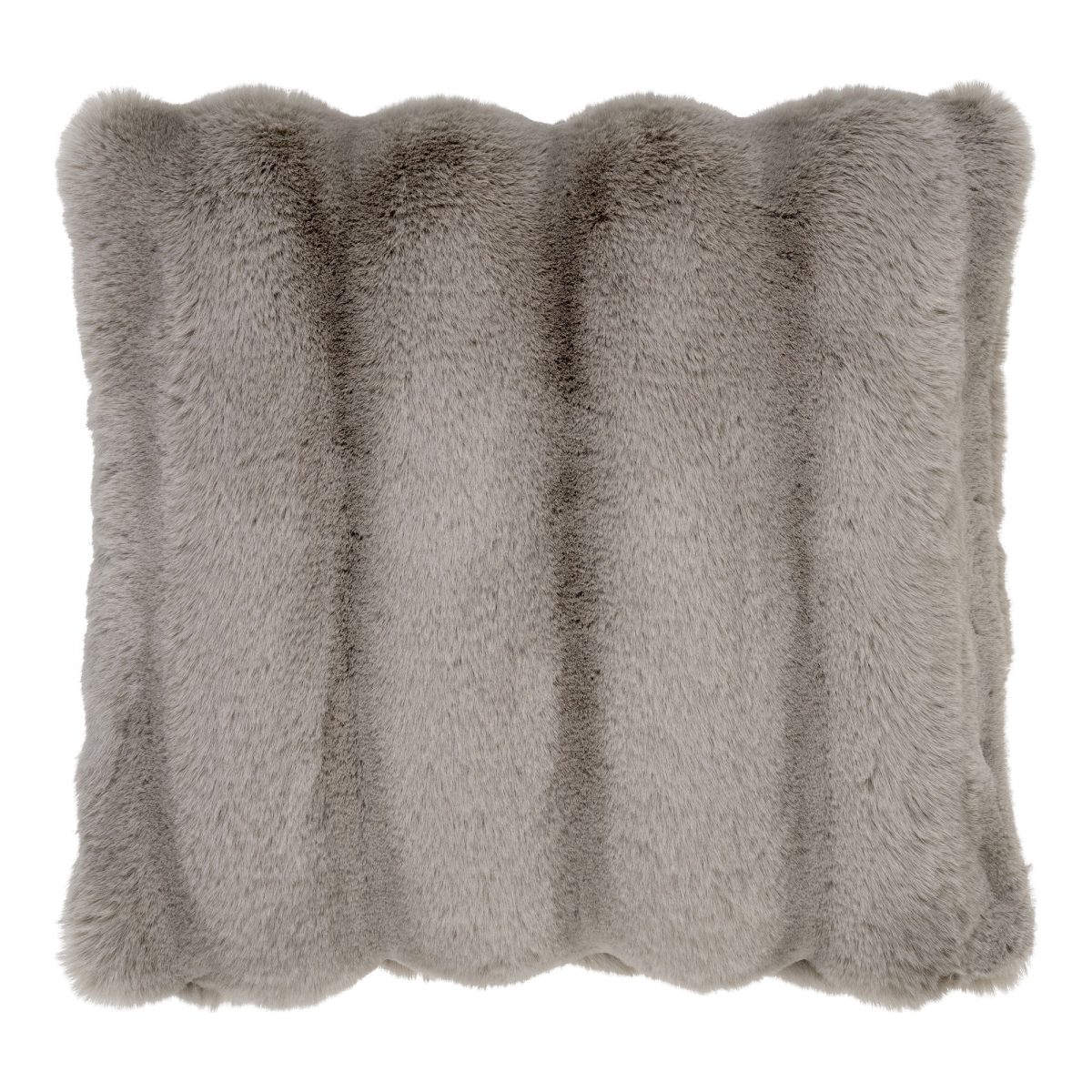 Galena Kussen - Kussen, kunstbont, beige 45x45 cm - Afbeelding 1