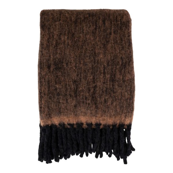 Carmel Plaid - Geruite plaid, bruin, 130x170 cm