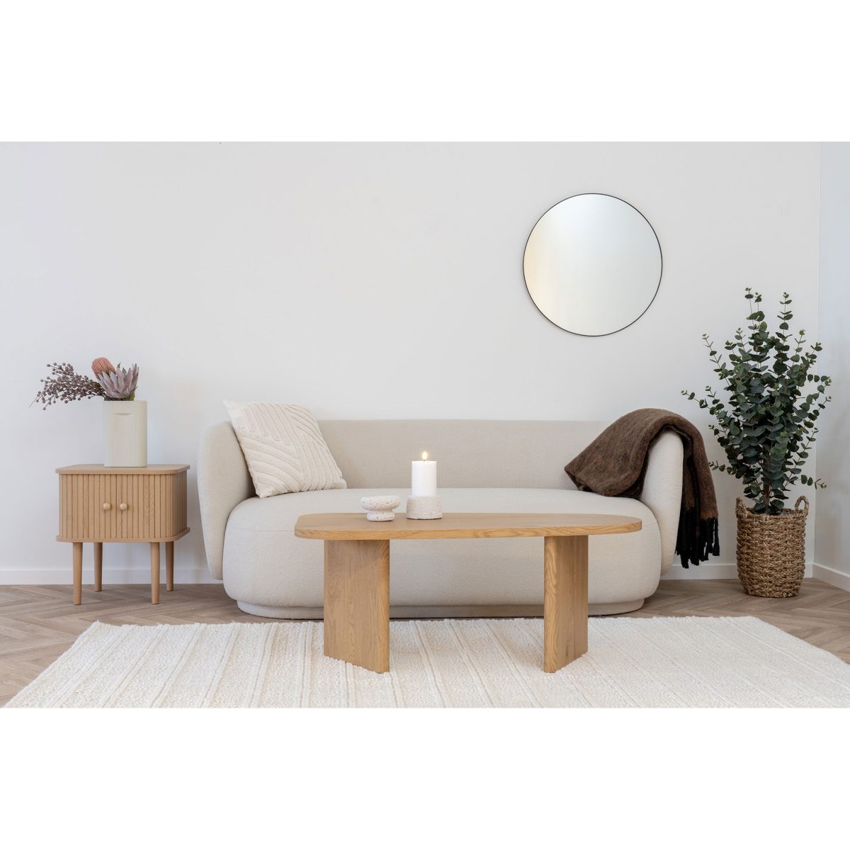 Carmel Plaid - Geruite plaid, bruin, 130x170 cm - Afbeelding 2