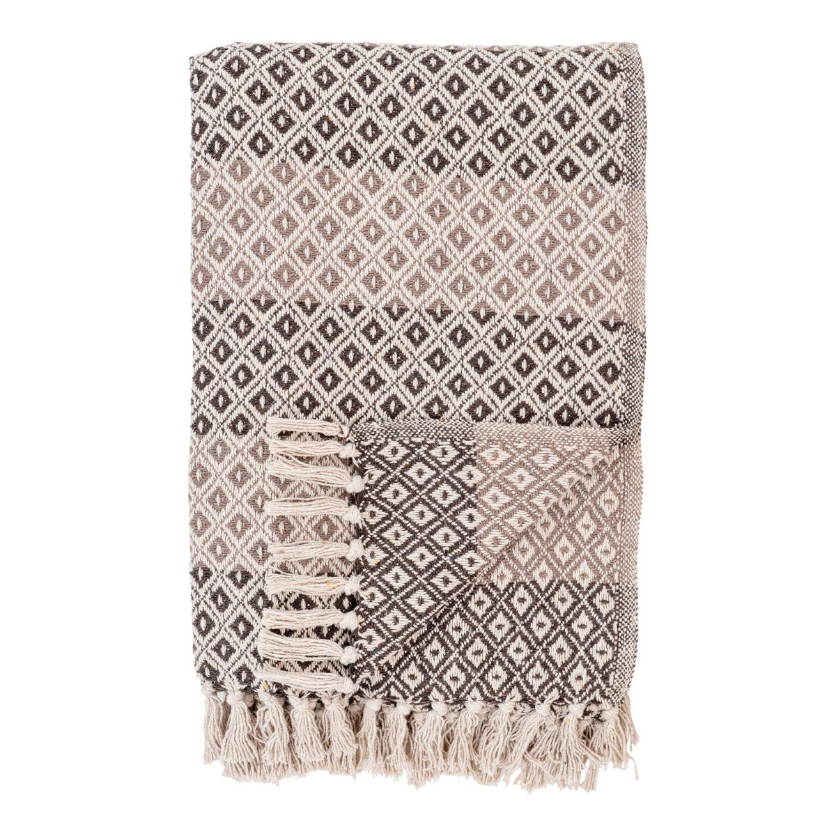 Alanya Plaid - Plaid, bruin/beige/wit, 130x180 cm - Afbeelding 1