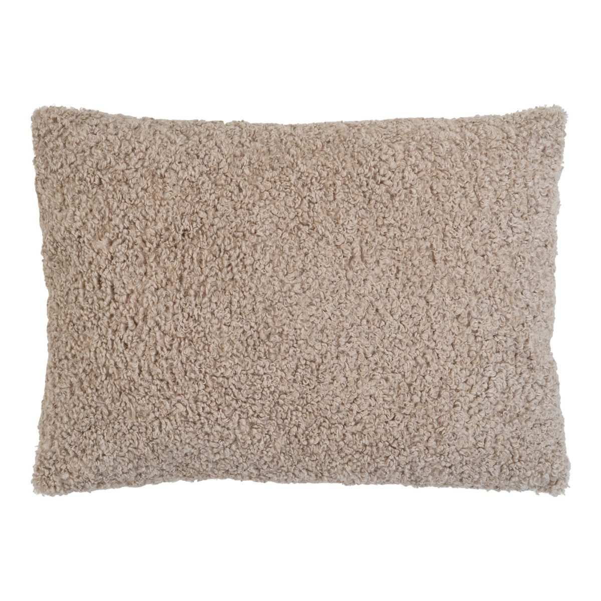 Tavira Kussen - Kussen in grijs-bruin bouclé 45x60 cm - Afbeelding 1