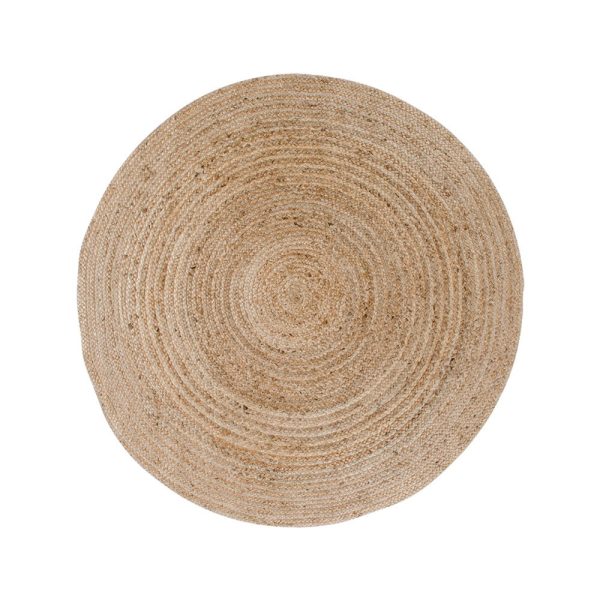 Tapis Bombay - Tapis en jute tressée, naturelle, Ø120 cm