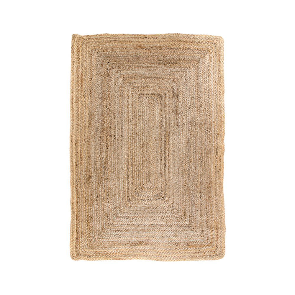 3981160-0.jpg Bombay Tapijt - Tapijt van gevlochten jute, naturel, 60x90 cm - Afbeelding 1