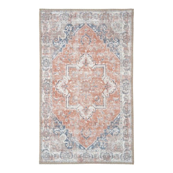 Havana Deurmat - Deurmat, oranje/blauw, 50x80 cm