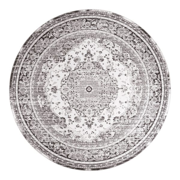 Havana Tapijt - Tapijt, zwart/wit, Ø200 cm